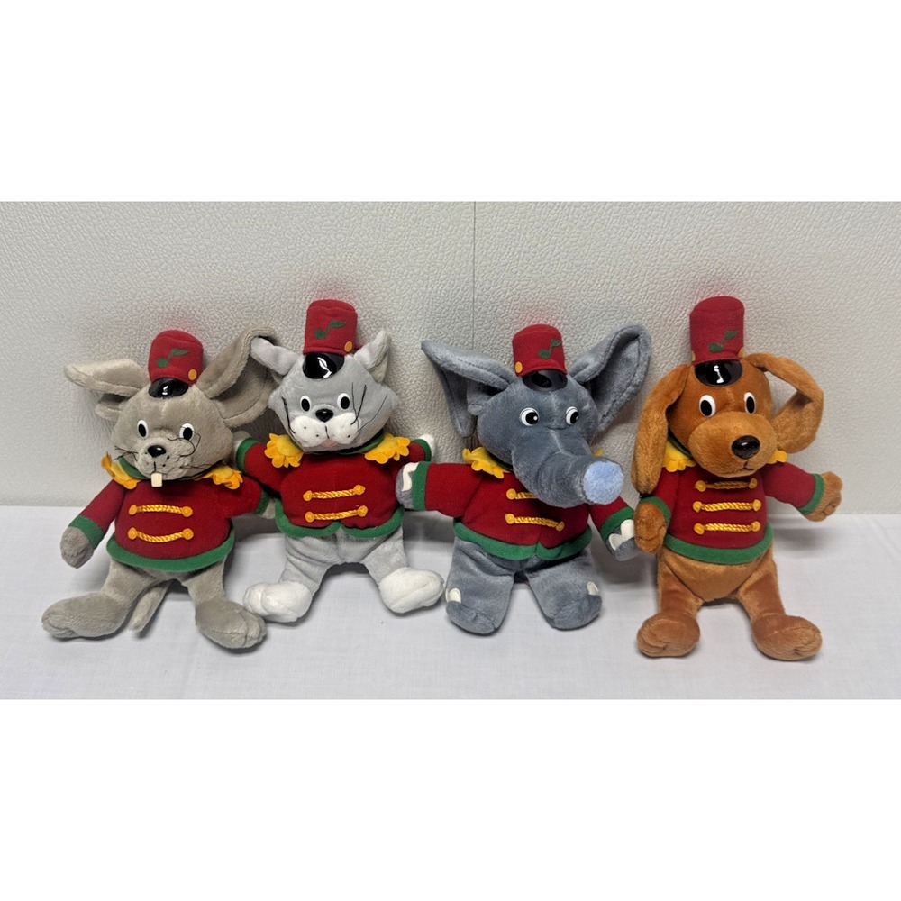 4 Commonwealth Snowden and Friends Band Plush 9" Target Vintage Stuffed Animal